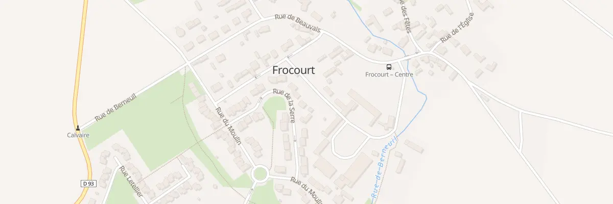 Plan du 23 Rue de la Serre à Frocourt