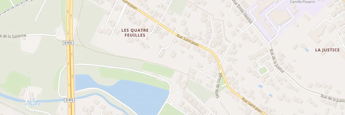 Plan du 101 Rue Saint Jean à Pontoise