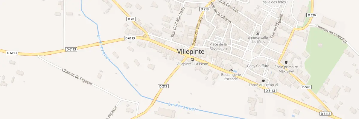 Plan du 20 Rte Departementale 6113 à Villepinte