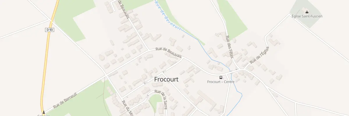 Plan du 14 Rue de Beauvais à Frocourt