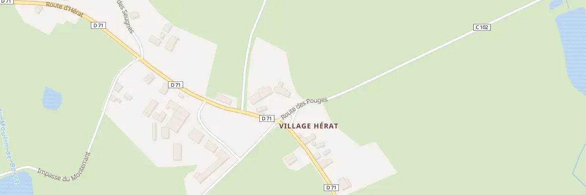 Plan du 5050 Village d’Hérat à Vigoulant