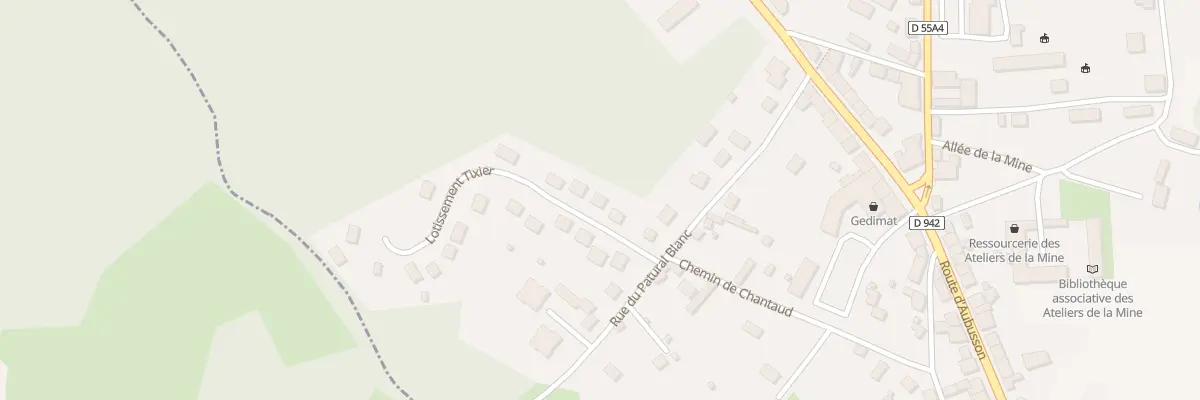 Plan du 5 Lot du Patural Blanc à Lavaveix-les-Mines