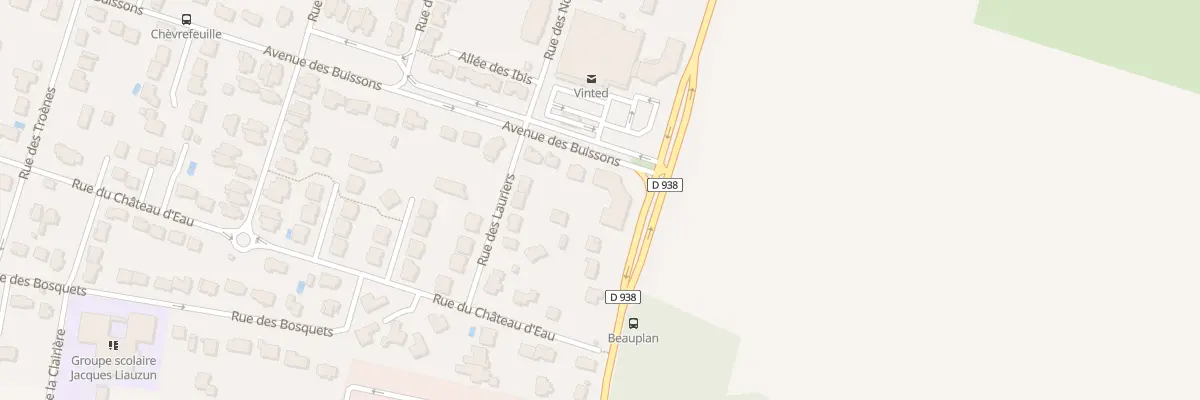 Plan du 1B Av des Buissons à Saint-Rémy-lès-Chevreuse