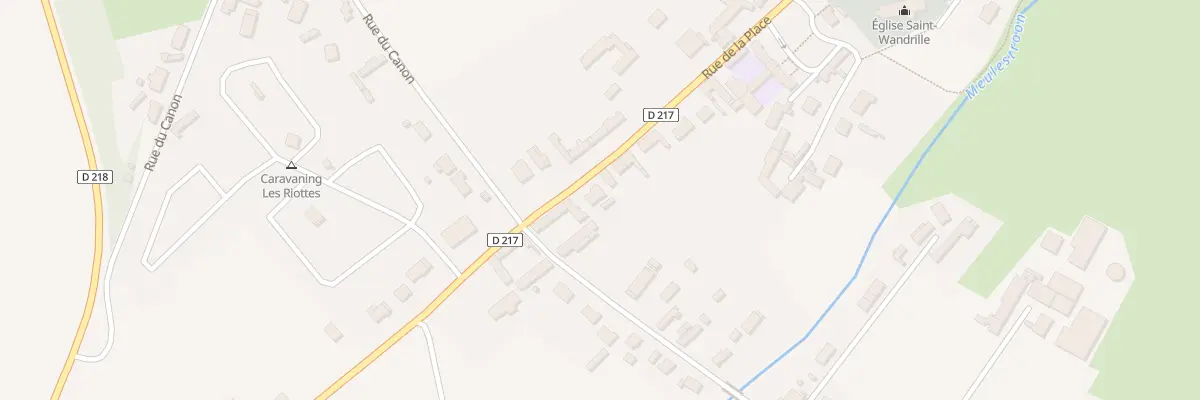 Plan du 2 Rue de la Place à Recques-sur-Hem