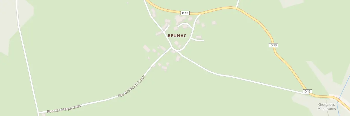 Plan du 5146 Beunac à Saint-Merd-de-Lapleau