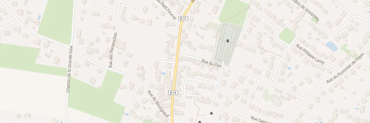 Plan du 335 Rue du Parc à Loury