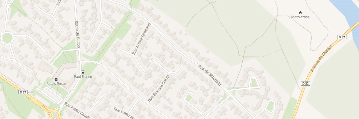 Plan du 24 Rue de Bitterfeld à Vierzon