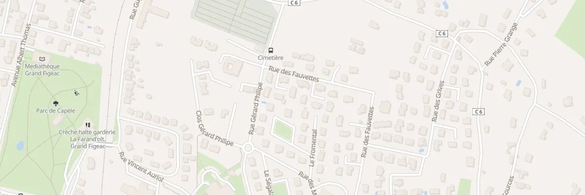 Plan du 8 Rue des Fauvettes à Capdenac-Gare