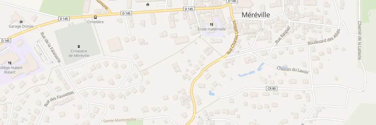 Plan du 12 Rue de Renonval au Mérévillois