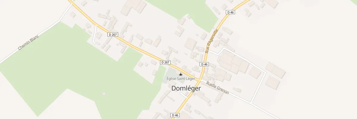 Plan du 8 Rue des Toulouses à Domléger-Longvillers