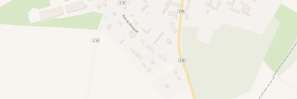 Plan du 10 Rue du Bosquet à Briquemesnil-Floxicourt