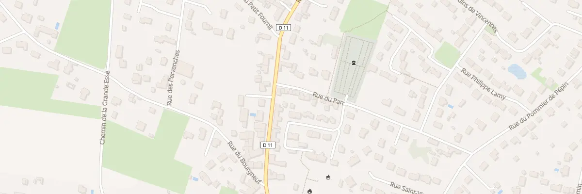 Plan du 325 Rue du Parc à Loury