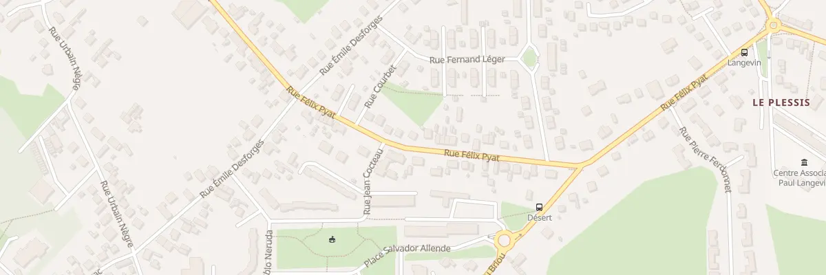 Plan du 75 Rue Félix Pyat à Vierzon