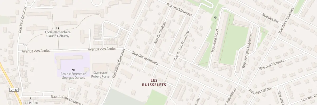 Plan du 4 Rue du Sénégal à Beauvais