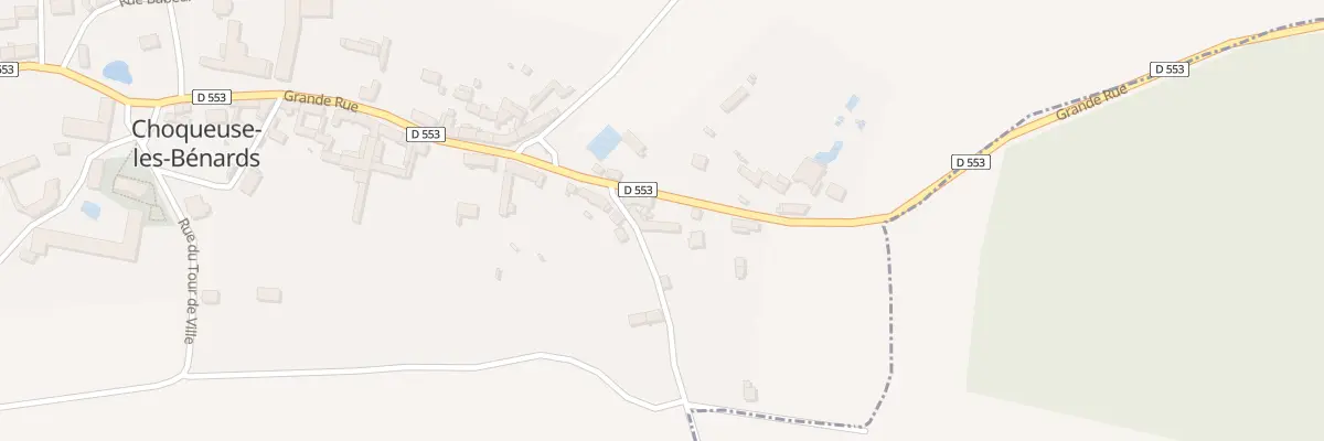 Plan du 12 Gr Grande Rue à Choqueuse-les-Bénards