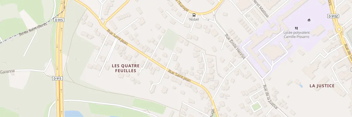 Plan du 136A Rue Saint Jean à Pontoise