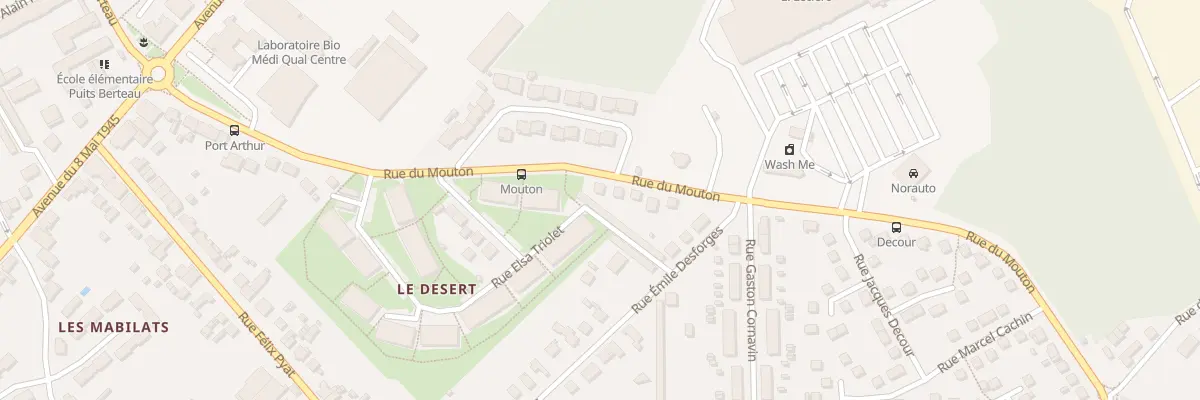 Plan du 50 Rue du Mouton à Vierzon
