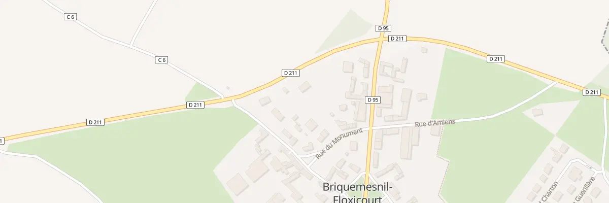 Plan du 5 Rue du Monument à Briquemesnil-Floxicourt