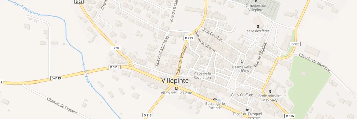 Plan du 13 Rte de Villespy à Villepinte
