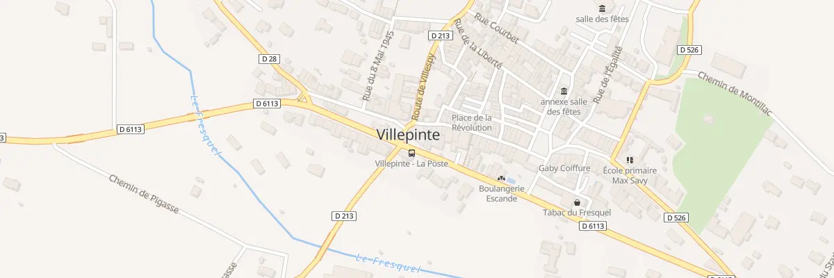 Plan du 5002 Rte de Villespy à Villepinte