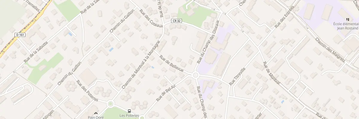 Plan du 2T Rue Bellevue à Marly-le-Roi