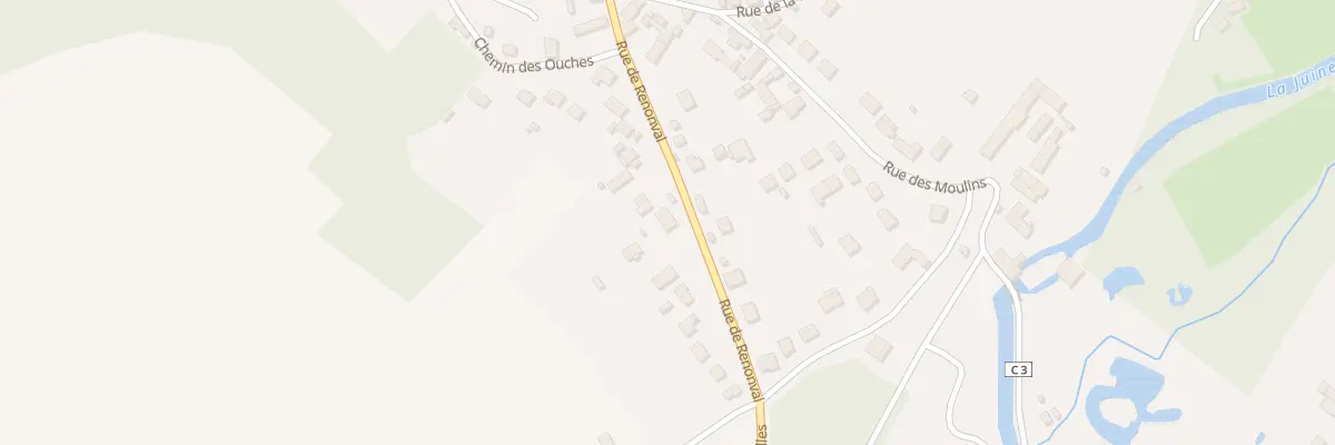 Plan du 68 Rue de Renonval au Mérévillois