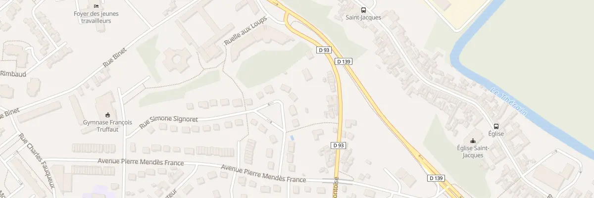 Plan du 12 Rue Simone Signoret à Beauvais