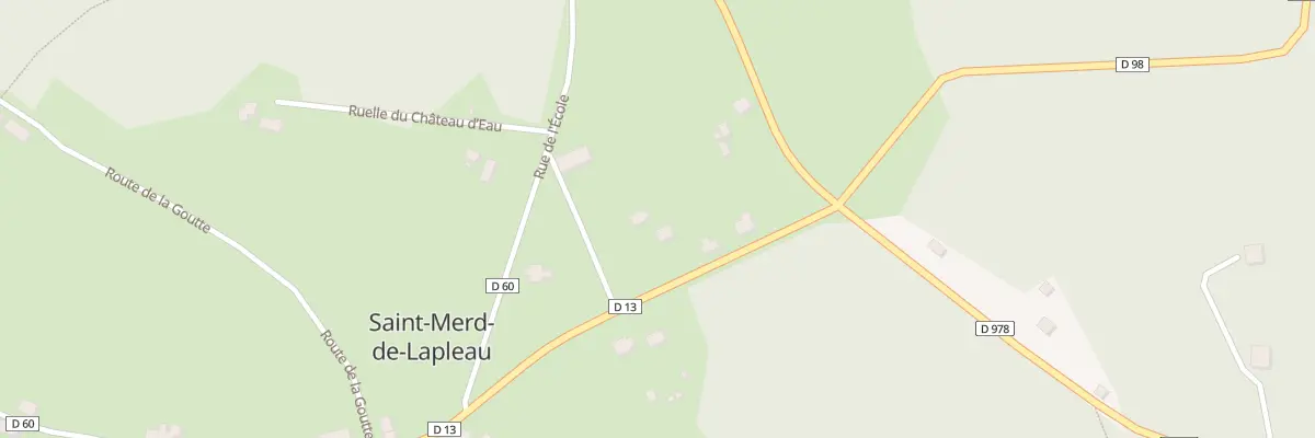 Plan du 5178 A l’Ecole à Saint-Merd-de-Lapleau