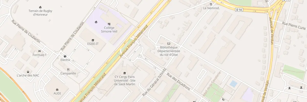 Plan du 11 Av Adolphe Chauvin à Pontoise