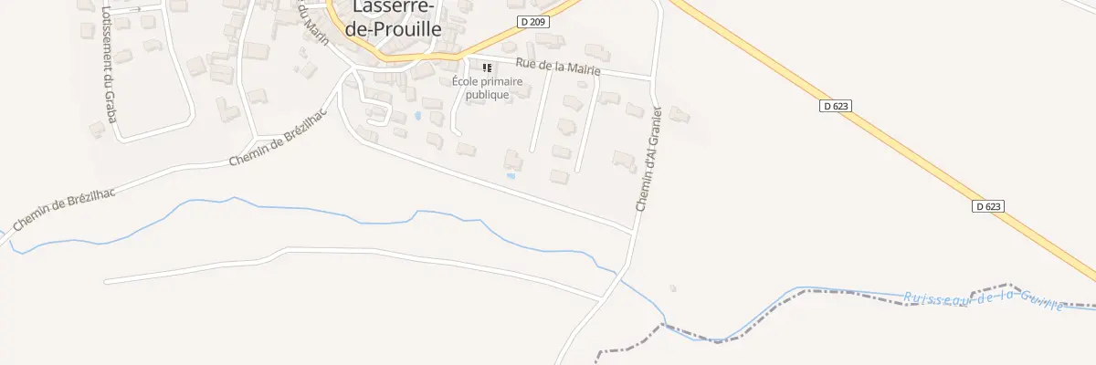 Plan du 20 Rue de la Mairie à Lasserre-de-Prouille