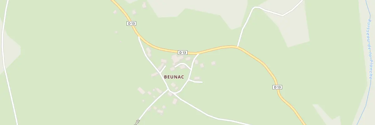 Plan du 5143 Beunac à Saint-Merd-de-Lapleau