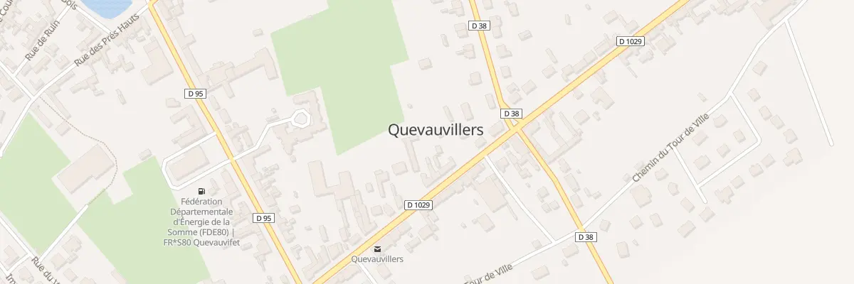 Plan du 36 Vc Chaussee Thiers à Quevauvillers