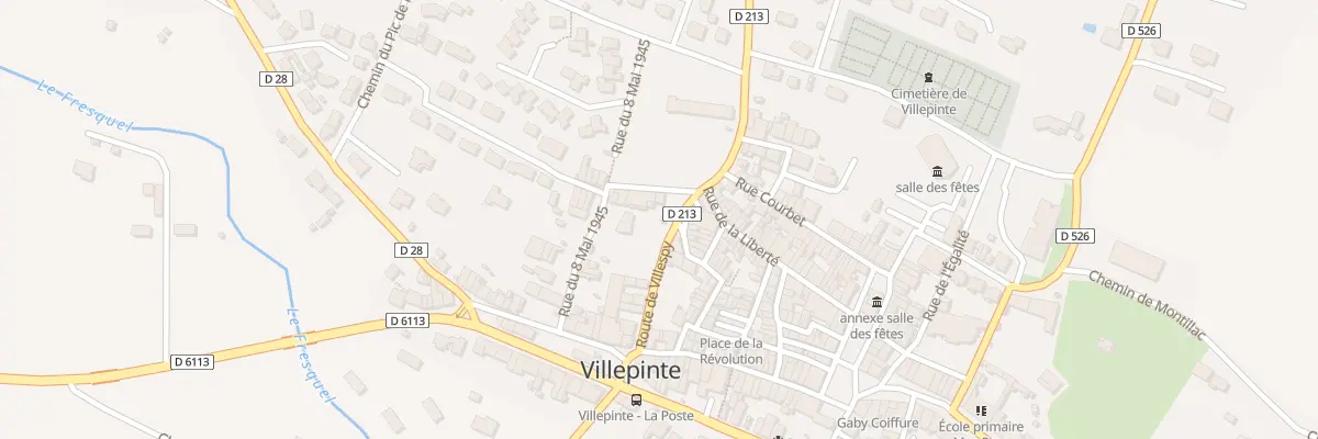 Plan du 12 Rue du Castelas à Villepinte