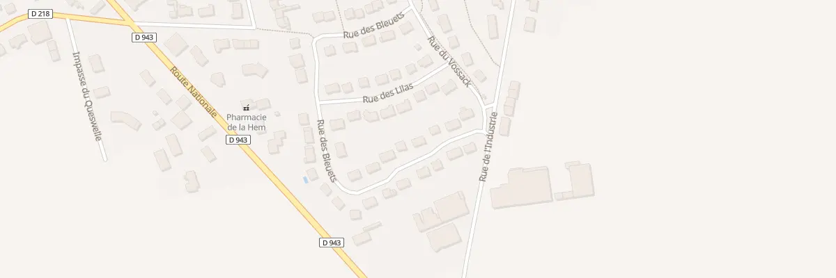 Plan du 371 Rue des bleuets à Nordausques