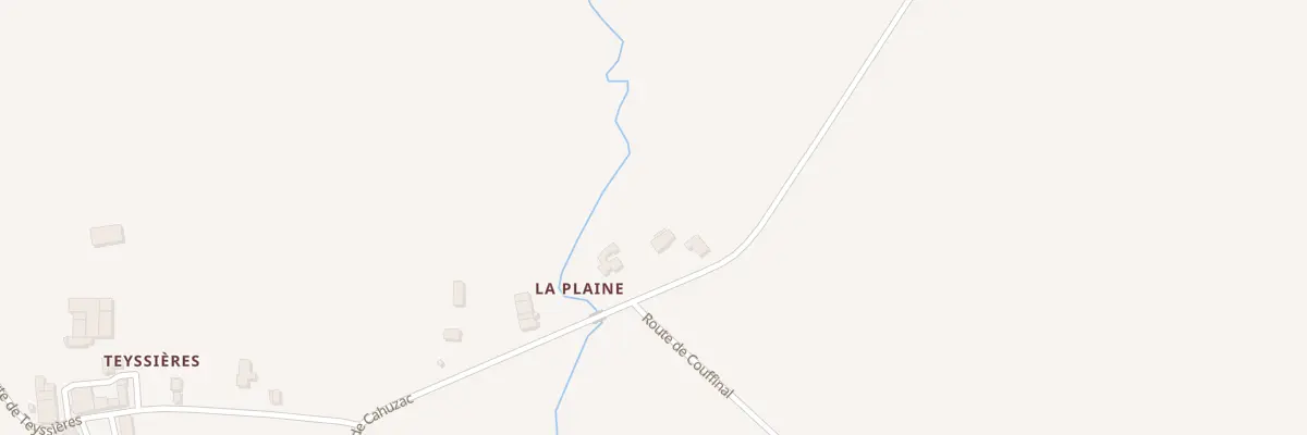 Plan du 5093 Le Travers à Lagardiolle
