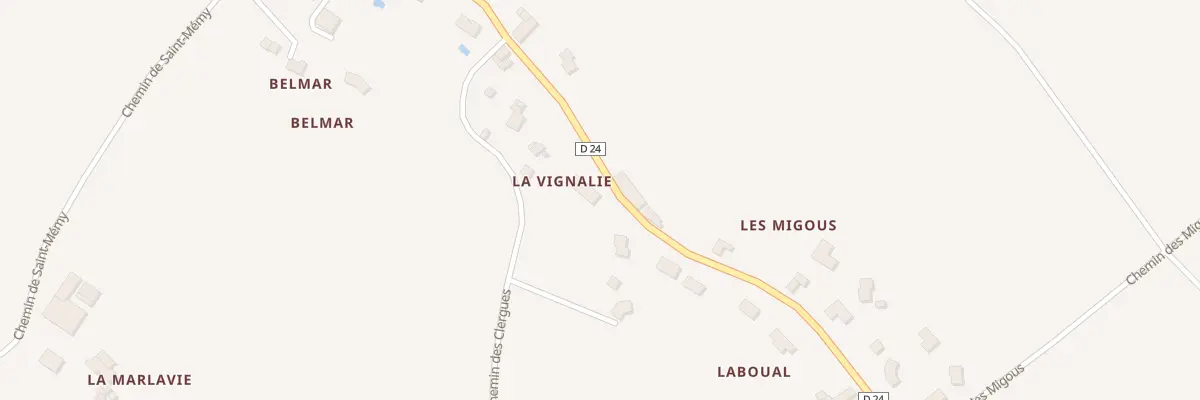 Plan du 5101 La Vignalie à Orban