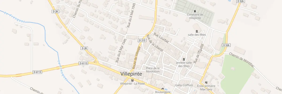 Plan du 2 Rue Arago à Villepinte