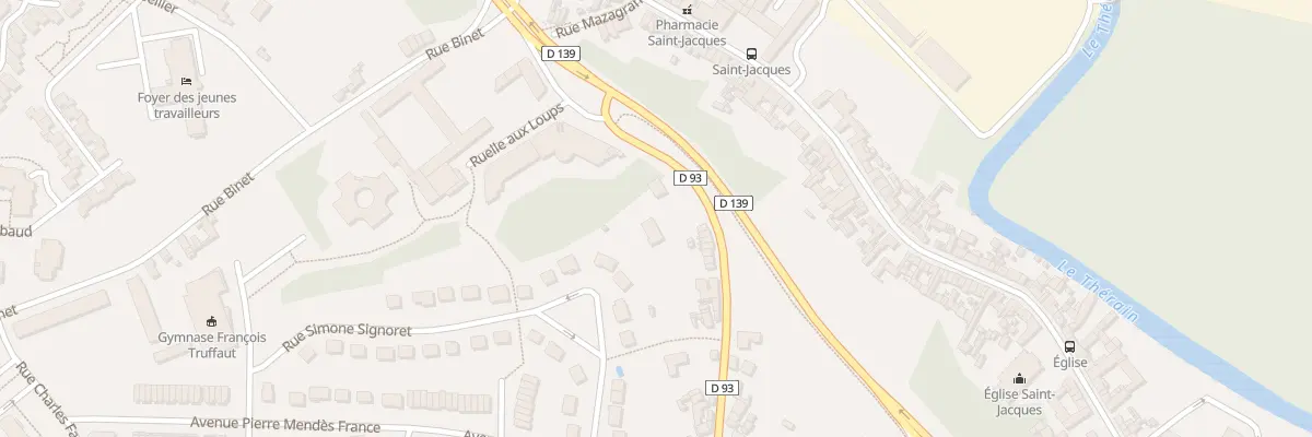 Plan du 12 Rue de Pontoise à Beauvais