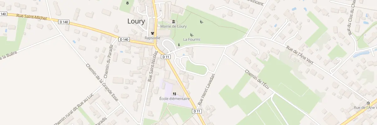 Plan du 10 Rue de l’Ane Vert à Loury