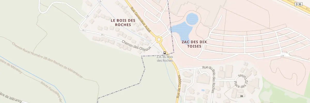 Plan du 1 Che des Oiseaux à Magny-les-Hameaux