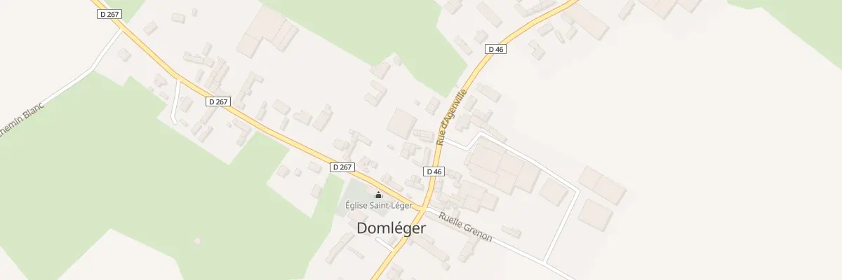 Plan du 1 Rue de la Croix à Domléger-Longvillers