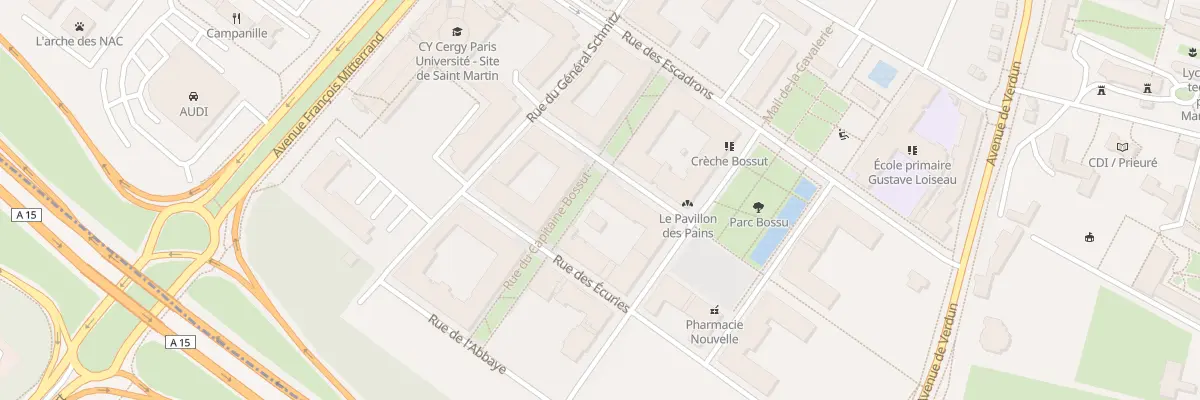 Plan du 10 Rue de la Sellerie à Pontoise