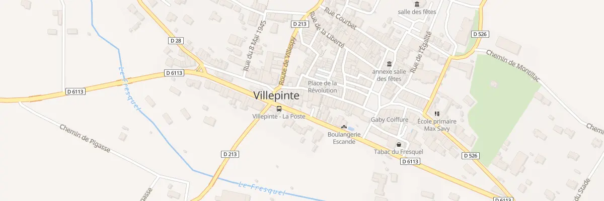 Plan du 12 Rue Victor Hugo à Villepinte