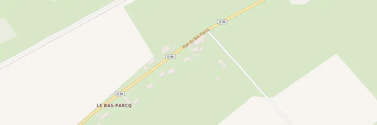 Plan du 33 Rue du Bas-Parcq au Parcq