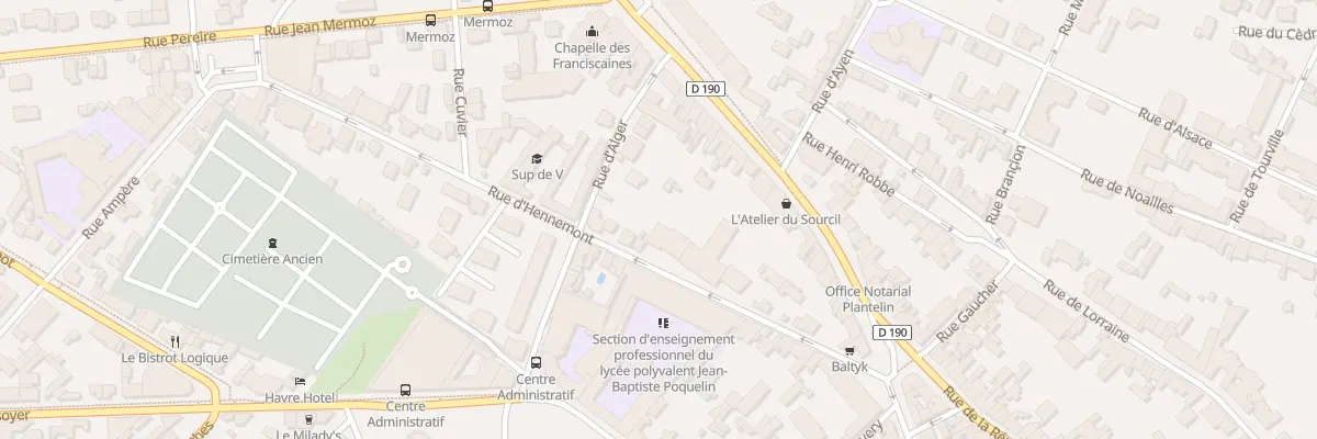 Plan du 20 Rue d’Hennemont à Saint-Germain-en-Laye