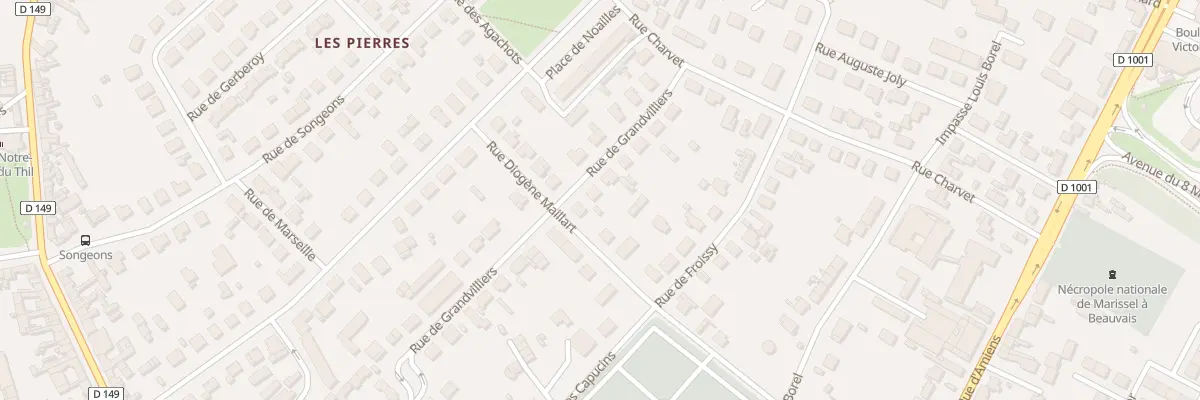 Plan du 42 Rue de Grandvilliers à Beauvais