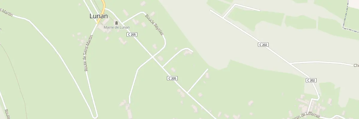 Plan du 257 Rte de la Mairie à Lunan