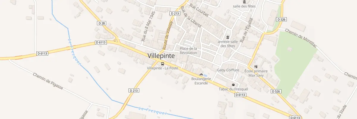 Plan du 14 Rue Victor Hugo à Villepinte
