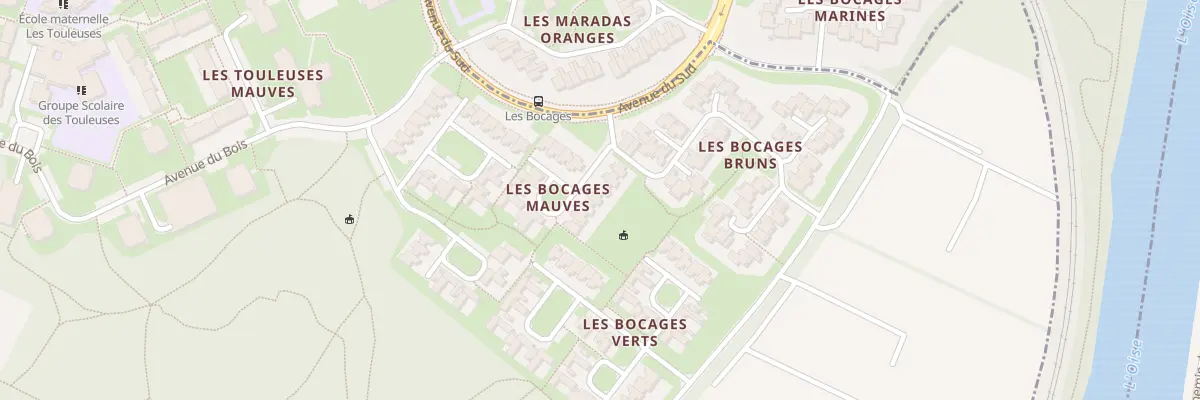 Plan du 35 Rue des Bocages Mauves à Cergy