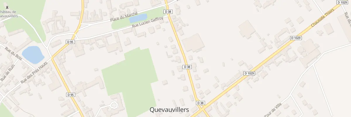Plan du 17 Rue de la Chapelle à Quevauvillers